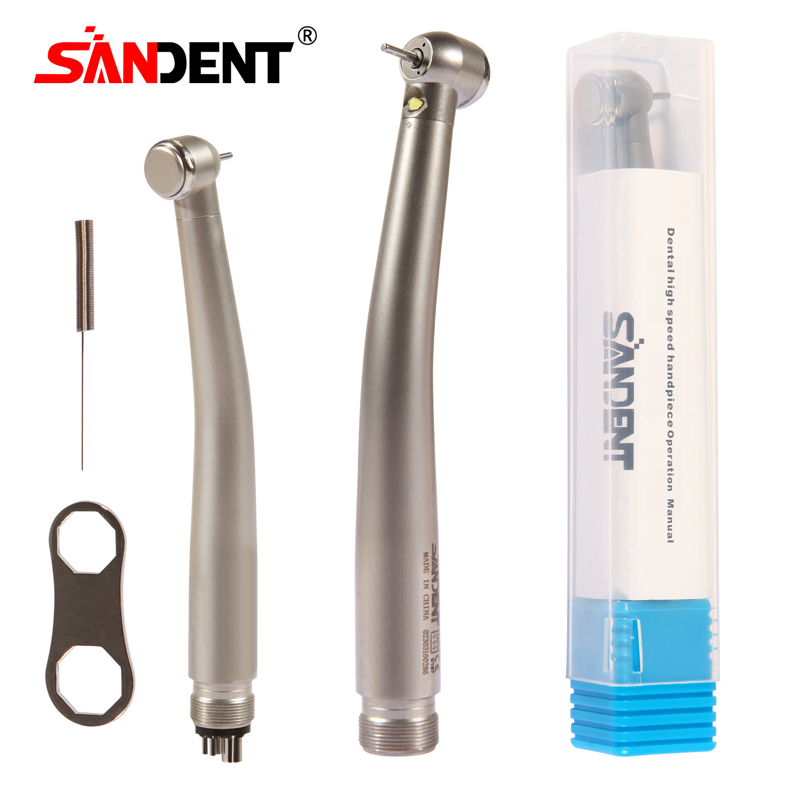 NSK Type Dental PANA MAX High Speed LED Handpieces Internal Triple Spray 2/4H