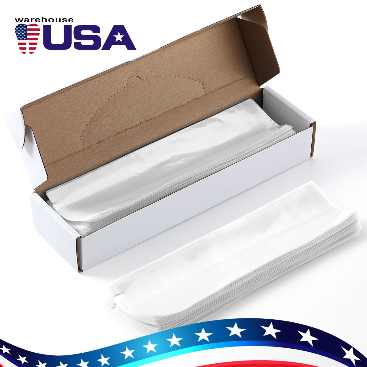 500PCS Dental Air Water Syringe Sleeves Plastic Covers Protective Barrier Clear