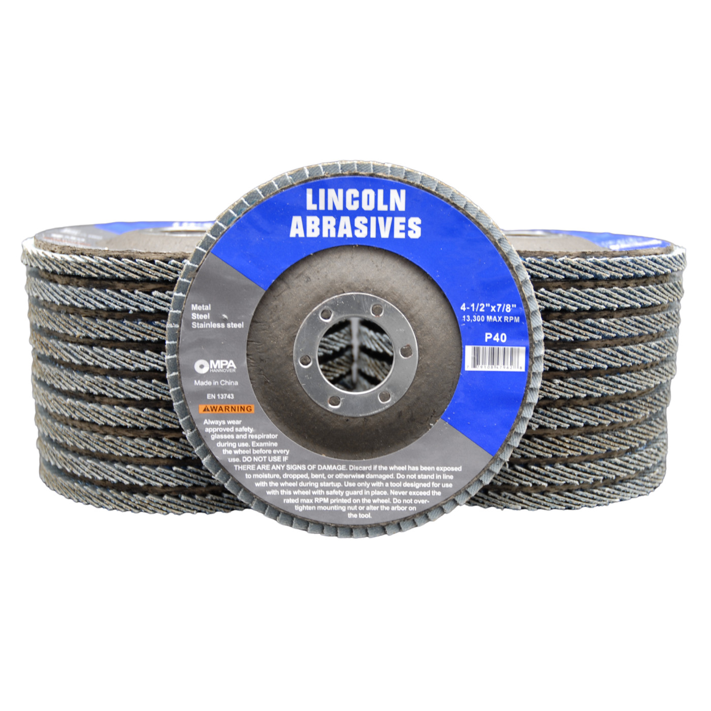 20 Pack Flap Discs 40 Grit 4.5″ x 7/8″ Grinding Sanding Wheels Disc Zirconia T29