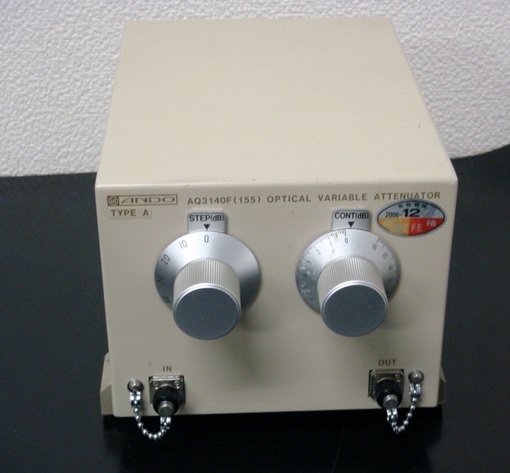ANDO AQ3140F 0-65dB Optical Variable Attenuator
