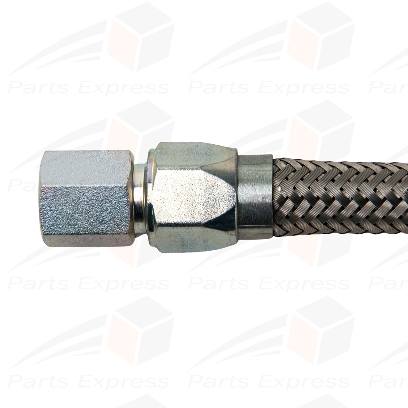 Flexible Stainless Steel Hose for High Pressure Steam Service [1/2″ NPT x 36″ L]
