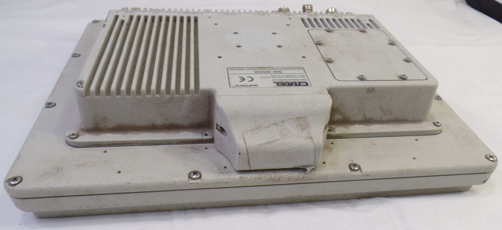 Citadel Netforce Rugged Industrial Computer Monitor BAD Screen~ PARTS/ REPAIR