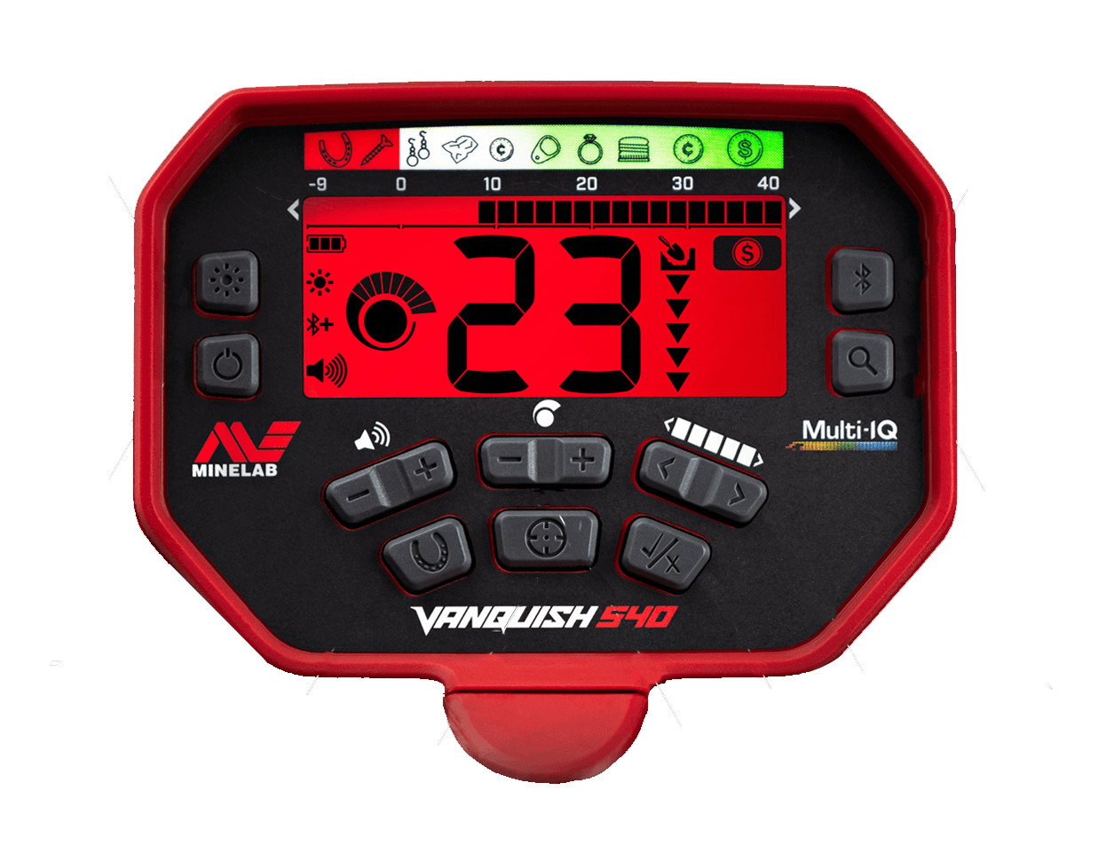 Minelab Vanquish 540 Pro-Pack Metal Detector with Minelab Carry Bag and Finds Po