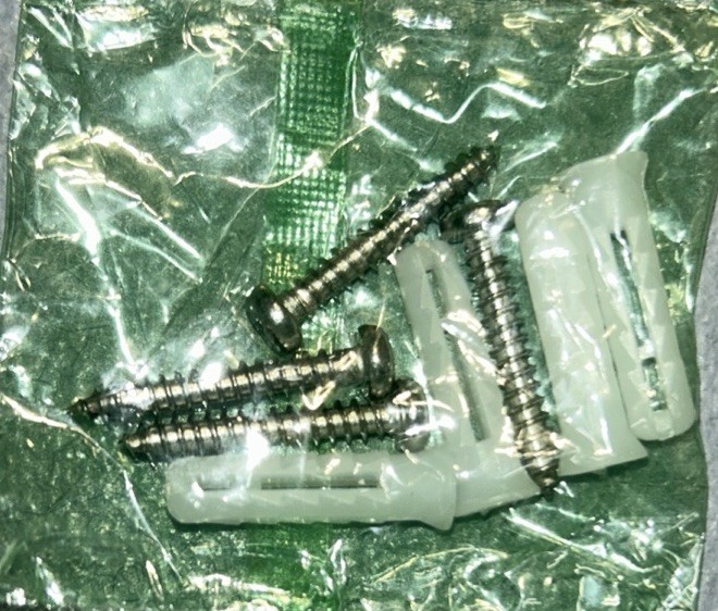3 ++ Pounds Of Stainless Steel Screws and Plastic Wall Anchors