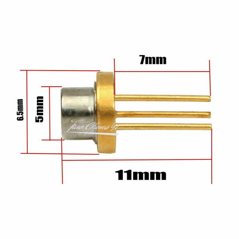 TO-18 808nm 200mW 5.6mm Metal Red IR Laser Diode 2-2.2V light-emitting diode