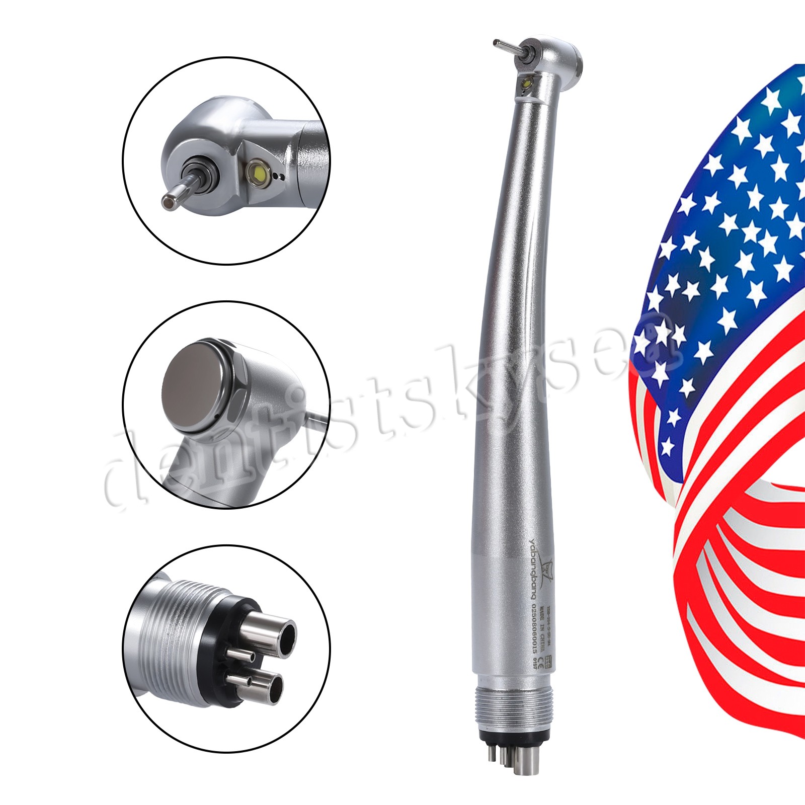 10X NSK Style Dental High Speed Handpiece Push Button Type 4 Hole US SEASKY-0:H