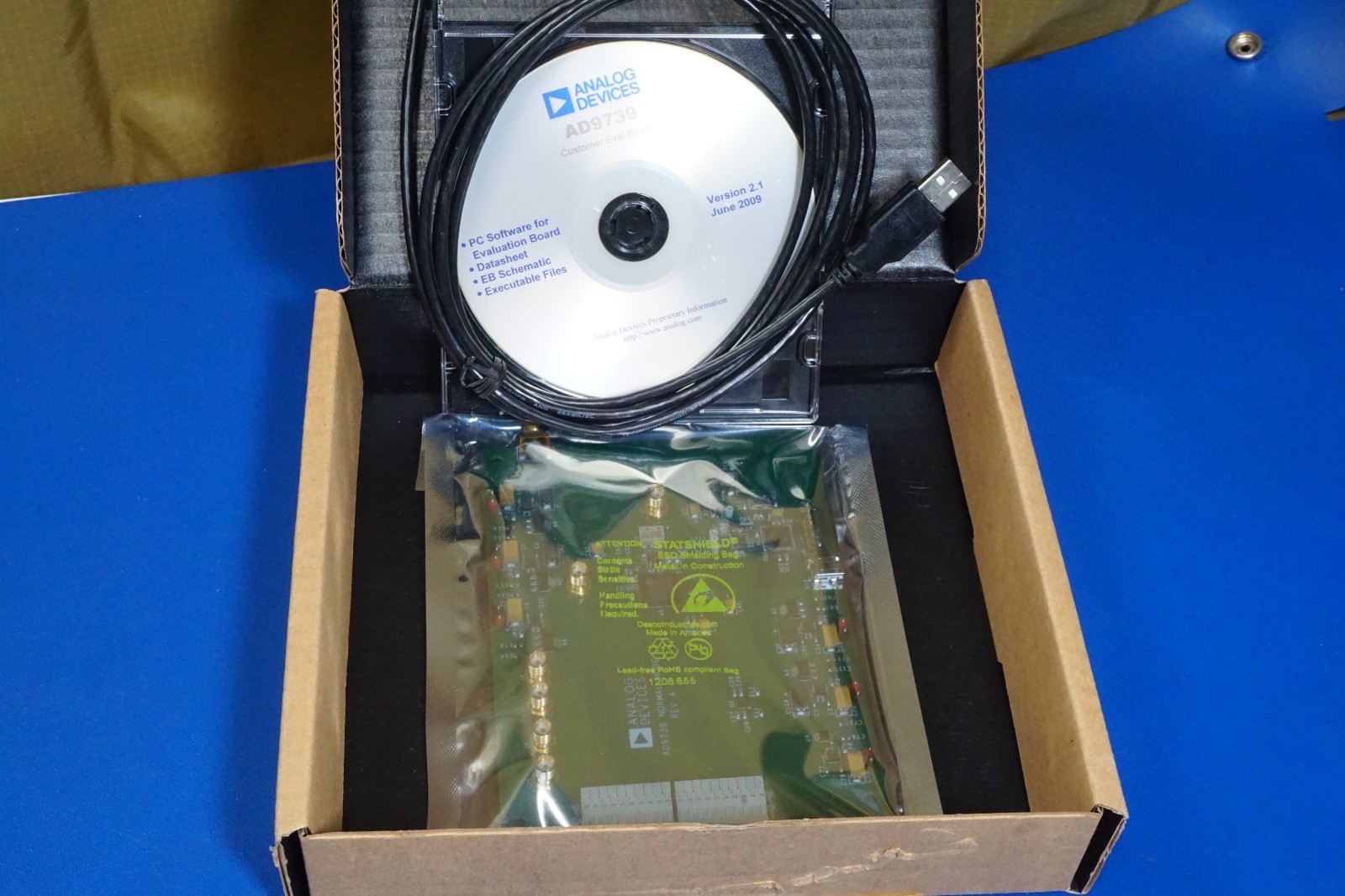 Analog Devices AD9739 AD9739-EBZ REV A EVALUATION BOARD NORMAL MODE