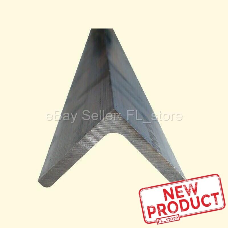 Aluminum Angle 1/4″ x 4″ x 4″ x 4 Feet Length Unpolished Alloy 6061 90° Stock