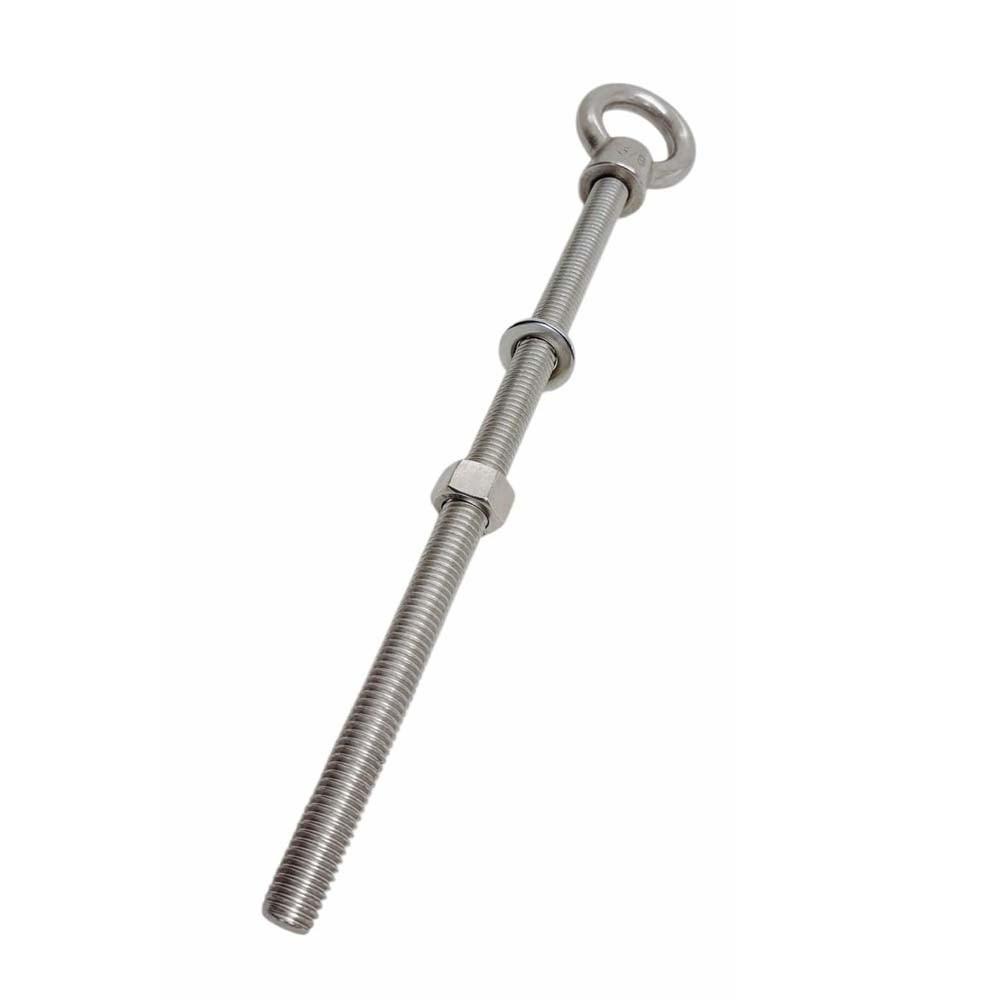Marine Grade T316 Stainless Shoulder Eye Bolt 5/8″ x 12″, 3,200 lb WLL