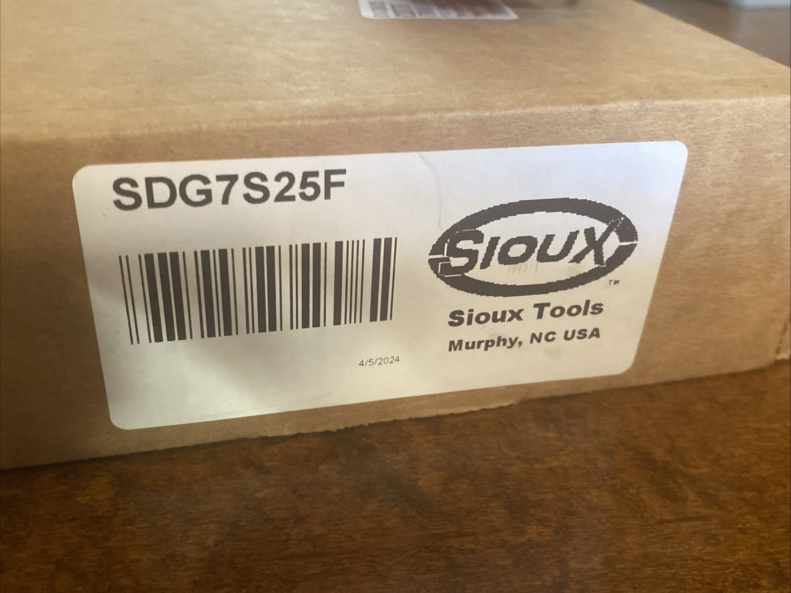 Sioux Tools SDG7S25FS Straight Die Grinder 25,000 RPM 0.7hp 1/4” Collet USA Made