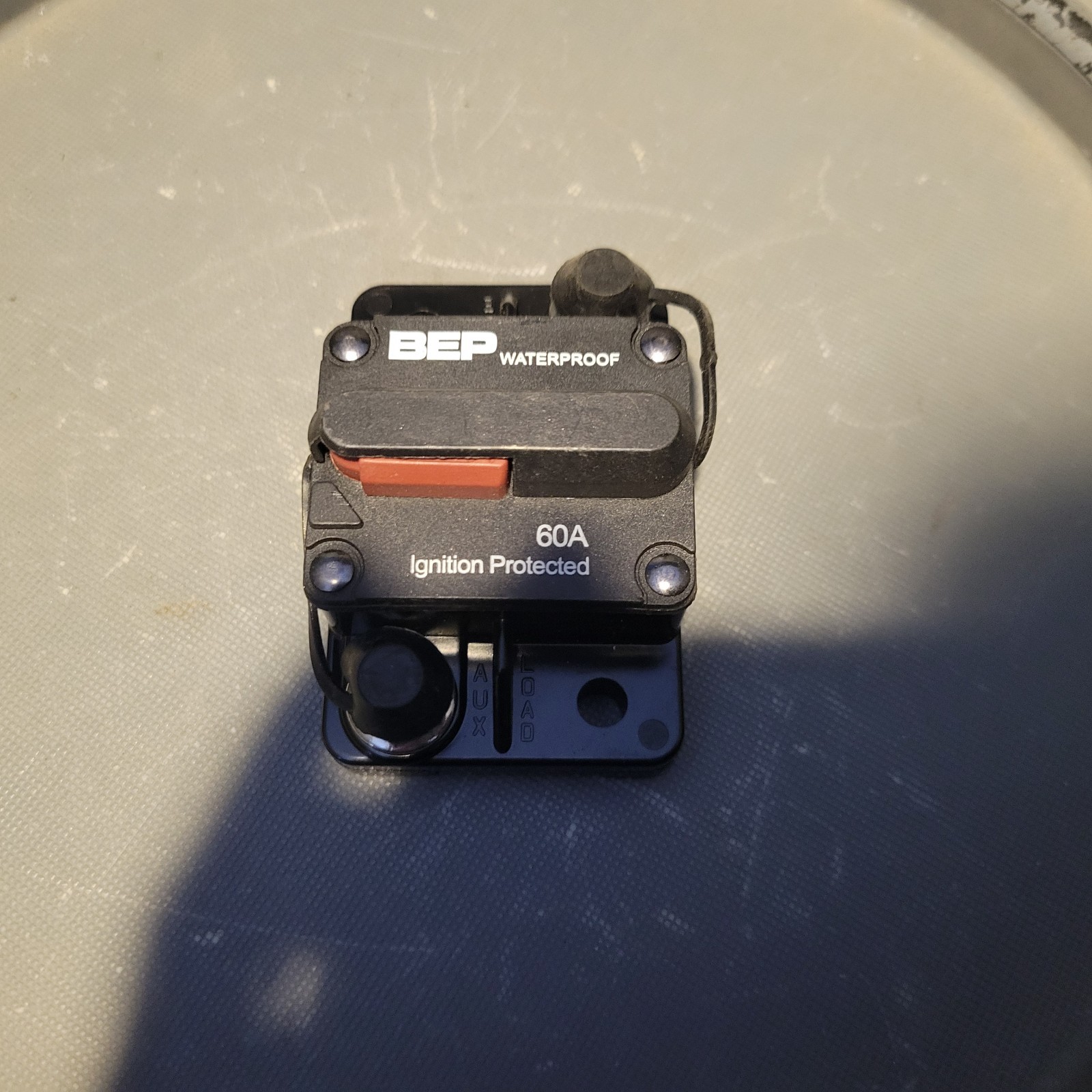 BEP Waterproof Circuit Breaker, 60A, 42VDC, 8060