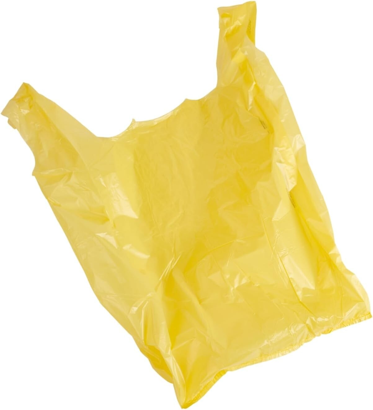 Bags Plastic Grocery T-Shirt Yellow Shopping 1000 Supermarket 11″ x 6″ x 21″