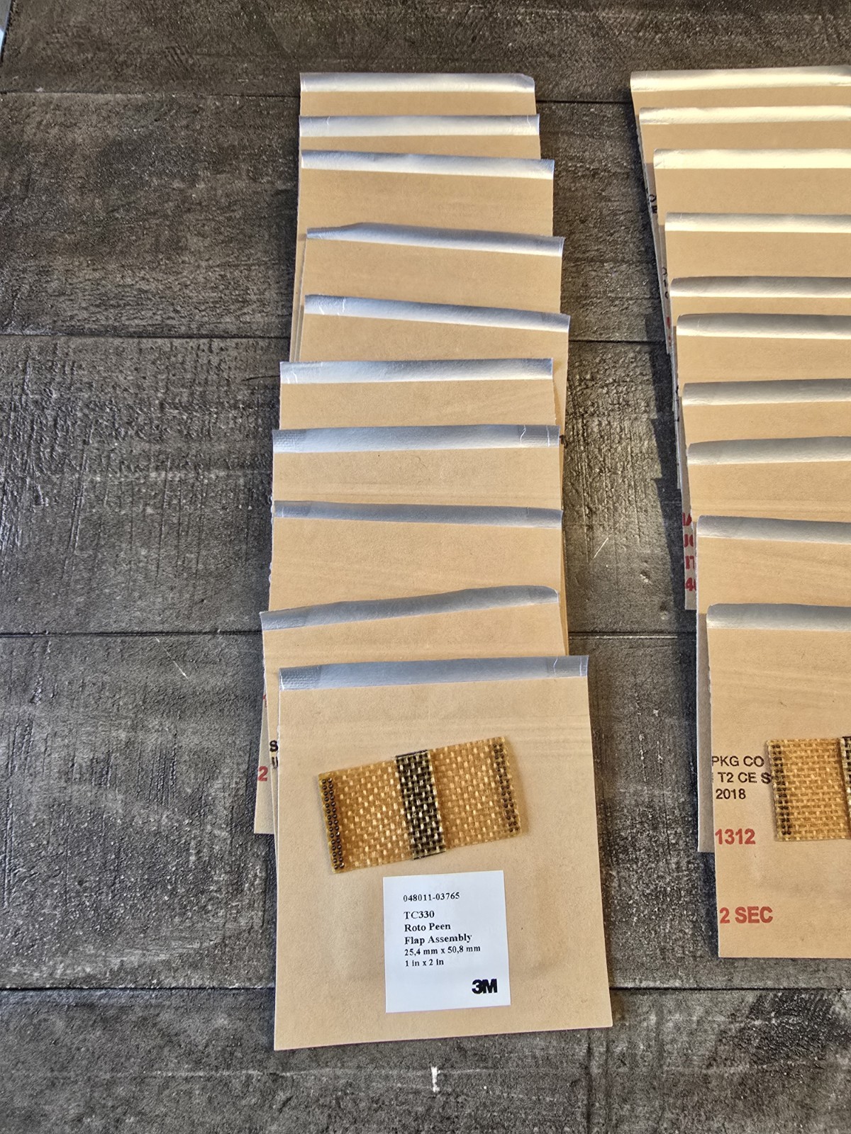 3M TC330 Roto Peen Flap Assembly 048011-03760 (10pack) 1 X 2 Inches