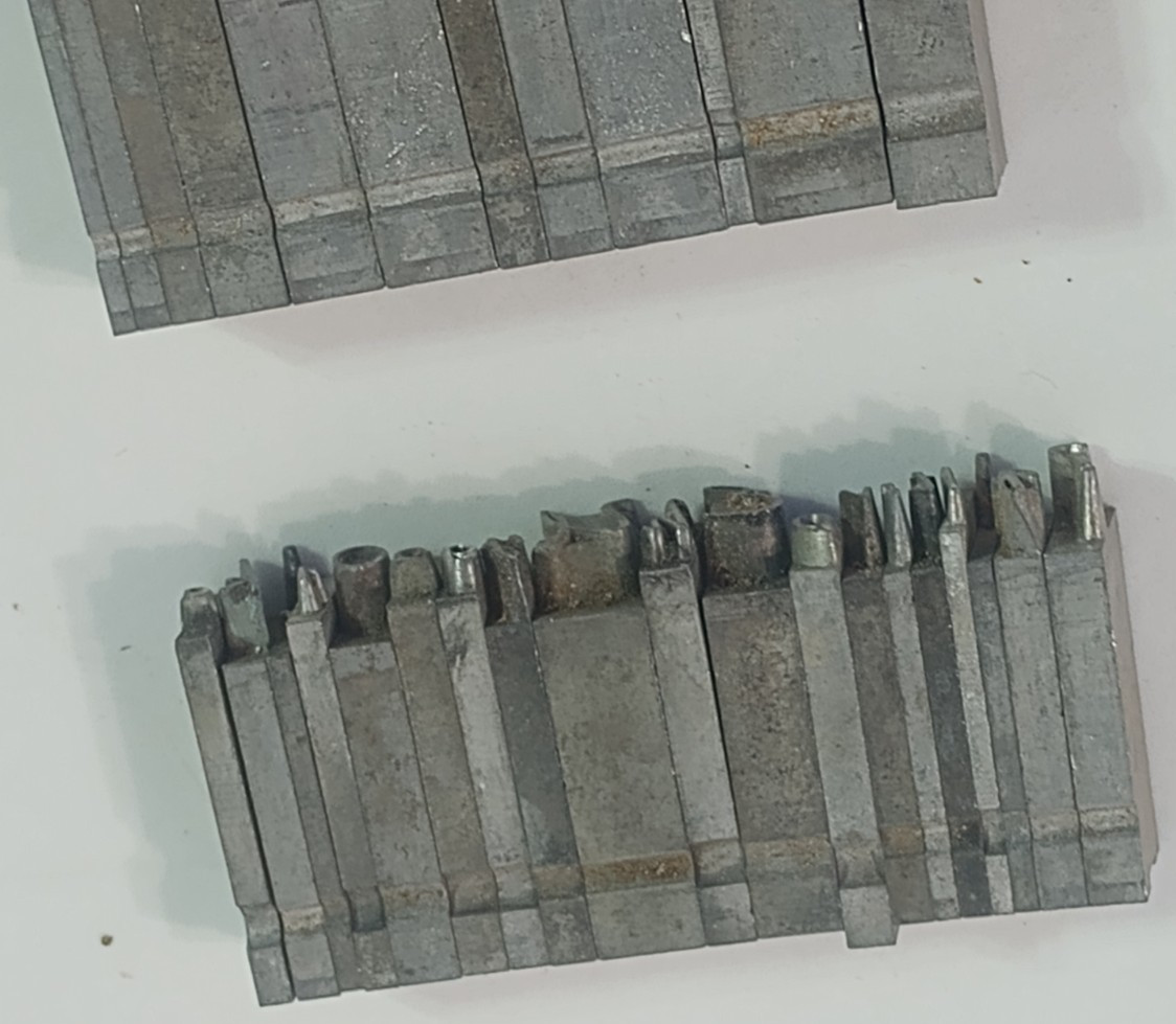 1000+ Pieces Mixed Lot Antique Letterpress Print Type Letter/Number Set Typeset