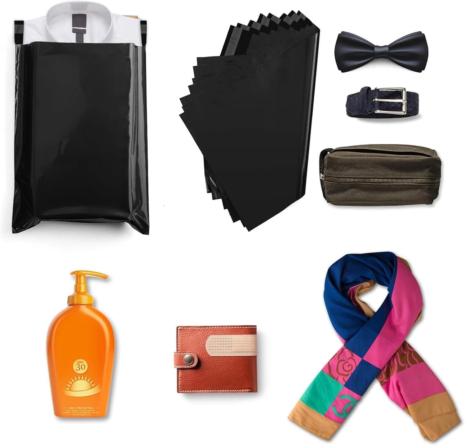 Small Poly Mailers Shipping Bags Mailing Bag Envelopes 10×13″ 200 Pack Black