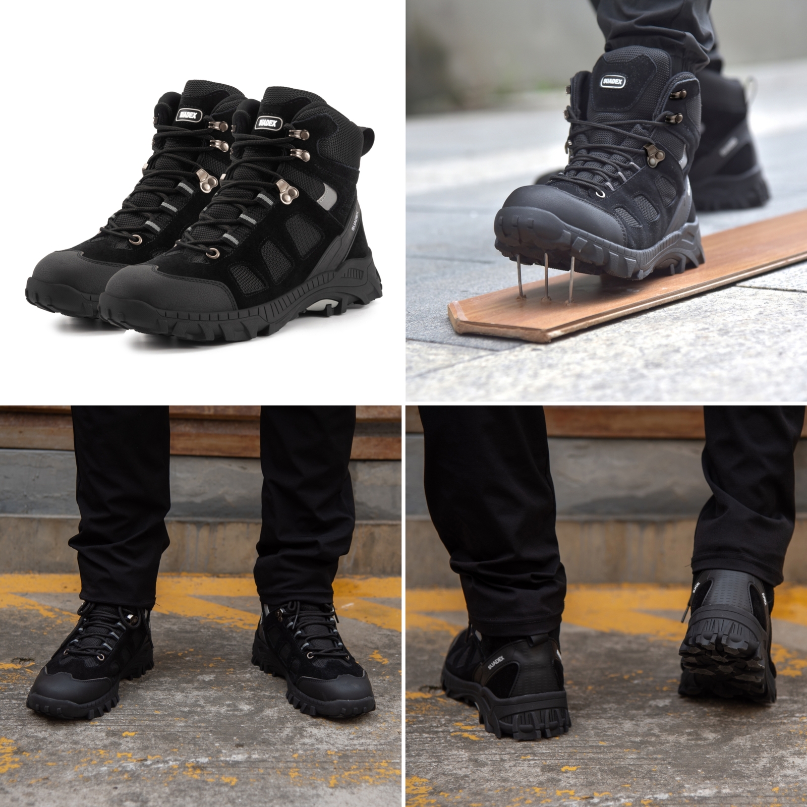 Unisex Adult Steel Toe Boots Indestructible Work Safety Construction Shoes US