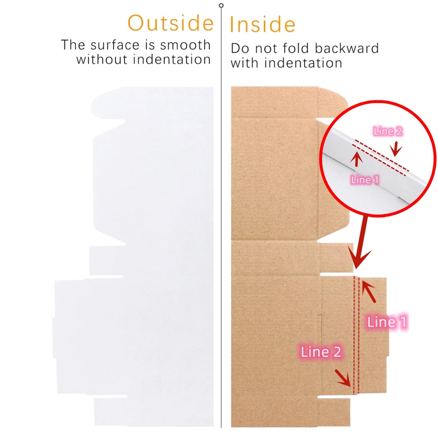 8x6x2 inches Small Shipping Boxes Set of 25 – White Mailer Corrugated Cardboa…