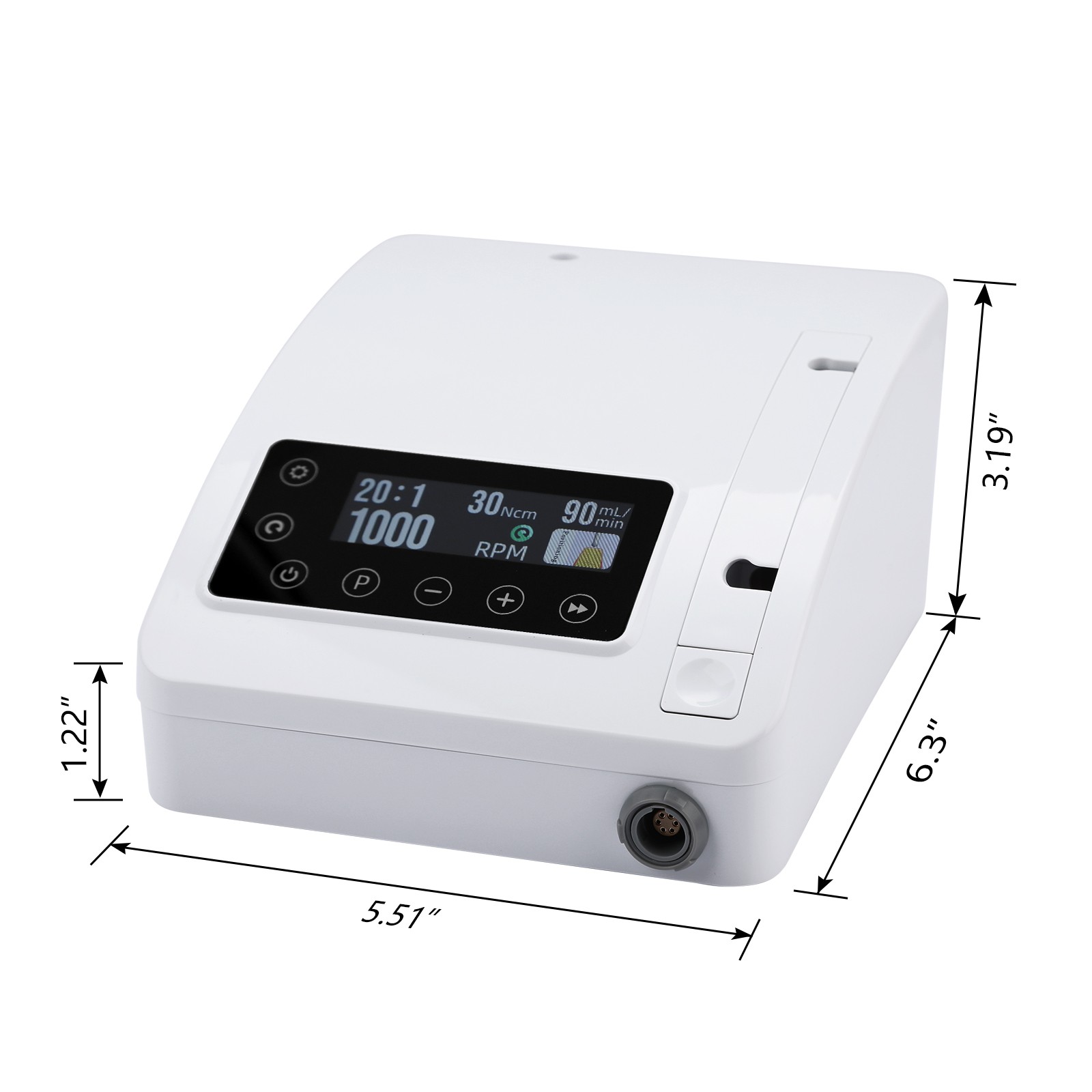 Mini Dental Brushless Implant Motor System 20:1 LED Contra Angle Handpiece