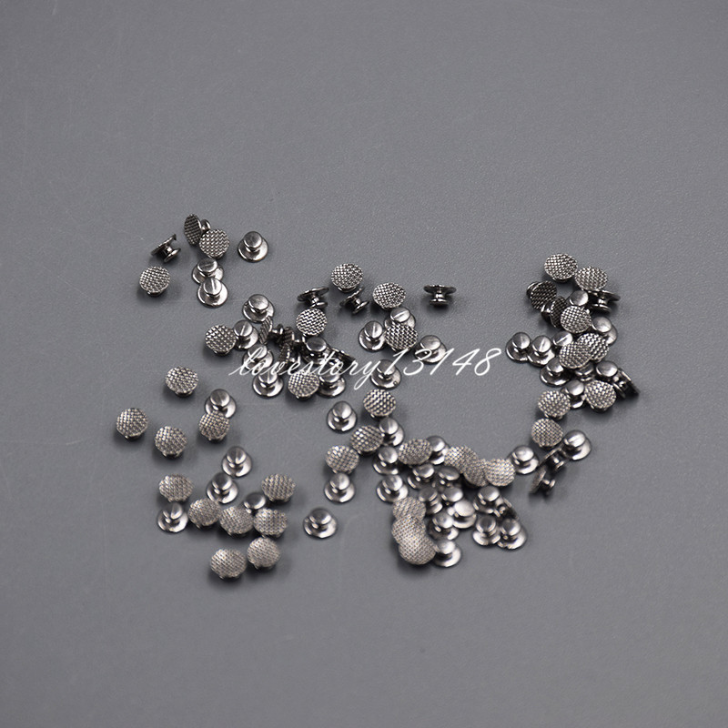 100 Pcs/10Packs Dental Orthodontic Lingual Buttons Bondable Round Base Monoblock