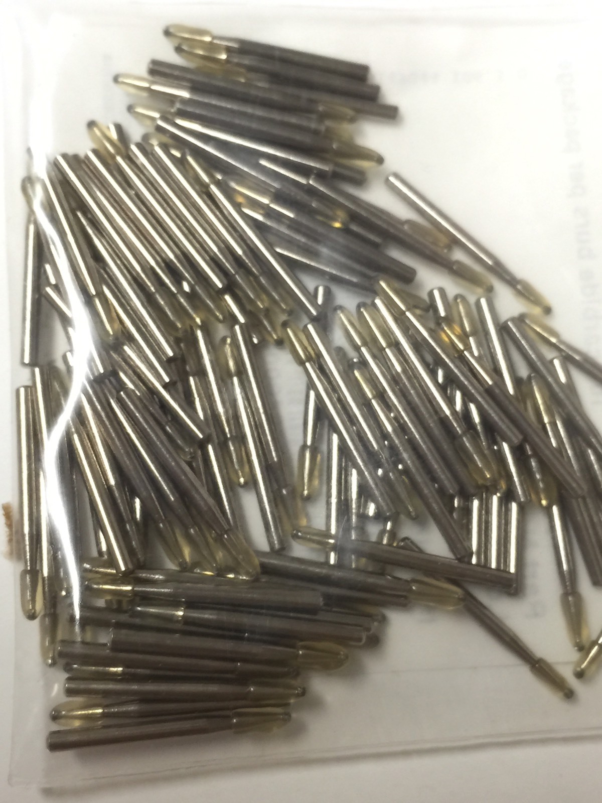 Fg 1/4 (30)Carbide Burs 3 X 10/pk Made By Kerr. 0.5 mm Head Dia. Midwest Type.