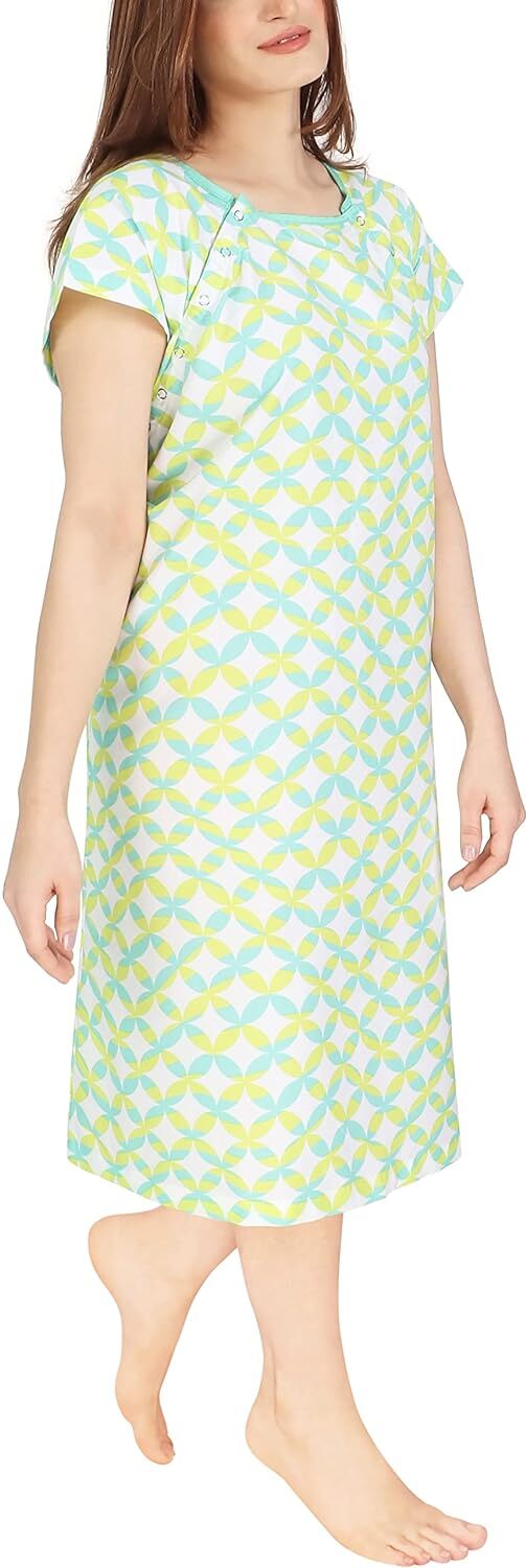 Microfiber Patient Gown, Soft Hospital Patient Gown NY Threads