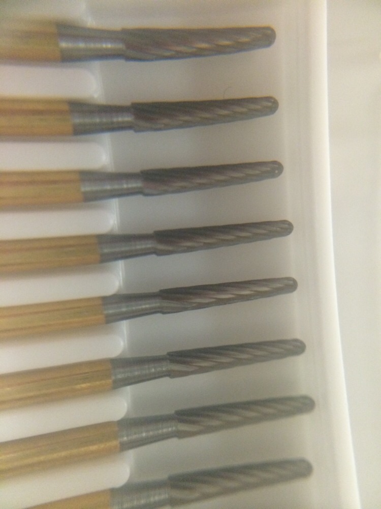 7664 5 pk trimming & finishing FG carbide dental Burr 1.60mm Individually Pk