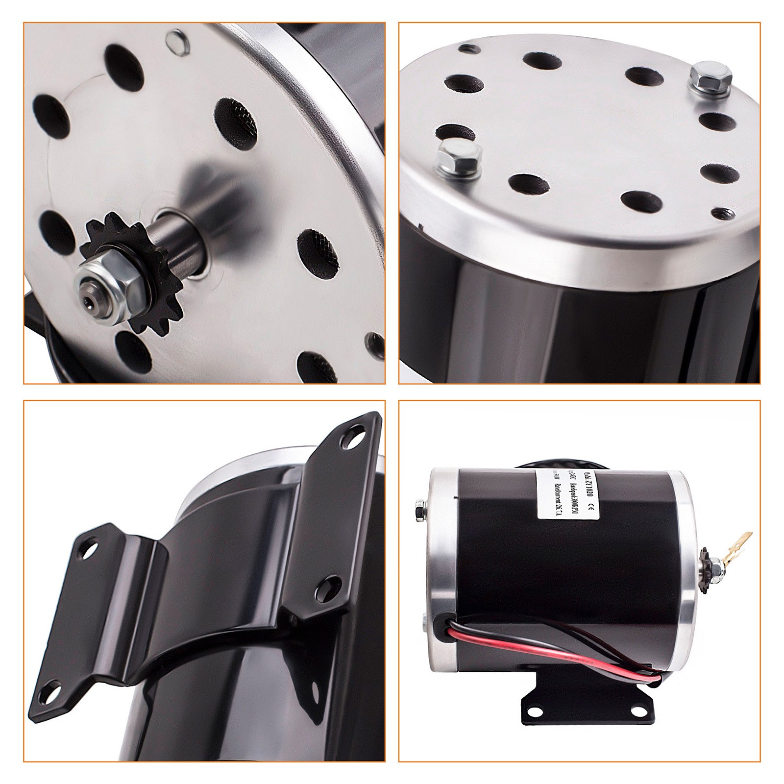 24V 500W 2800-3000Rpm Electric Motor for scooter bike go-kart minibike MYZY1020
