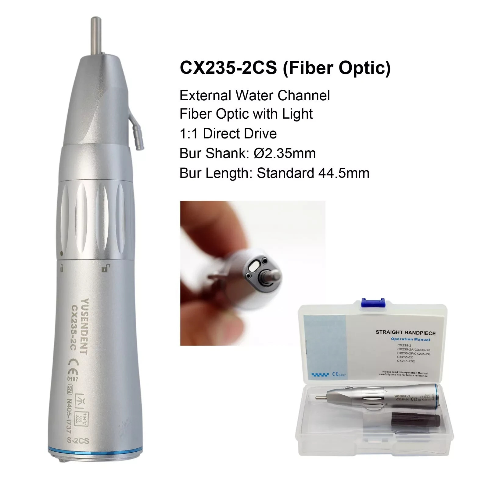 Dental Surgical Handpiece Straight 20° Angle 1:1 1:2 2S LED W&H NSK KAVO E Type