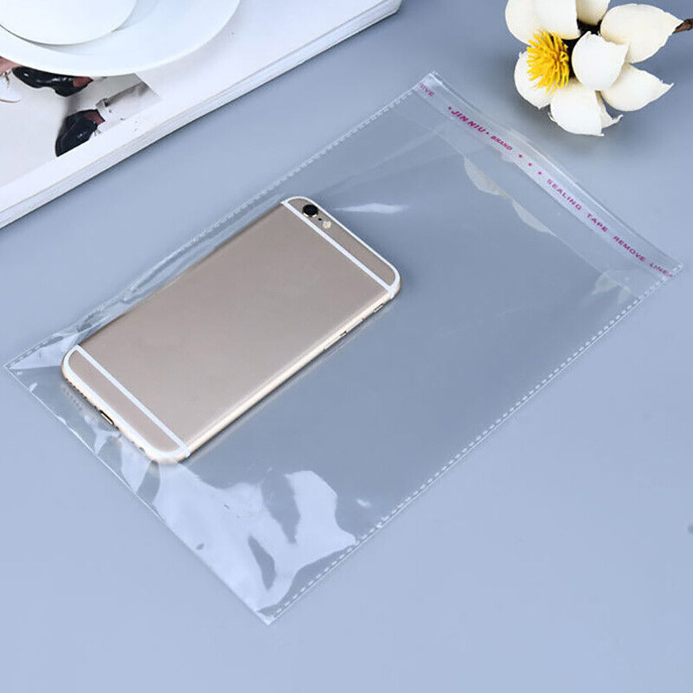 100-500 Clear Plastic OPP Cellophane Cello Cellophane Bags Self Adhesive Bags