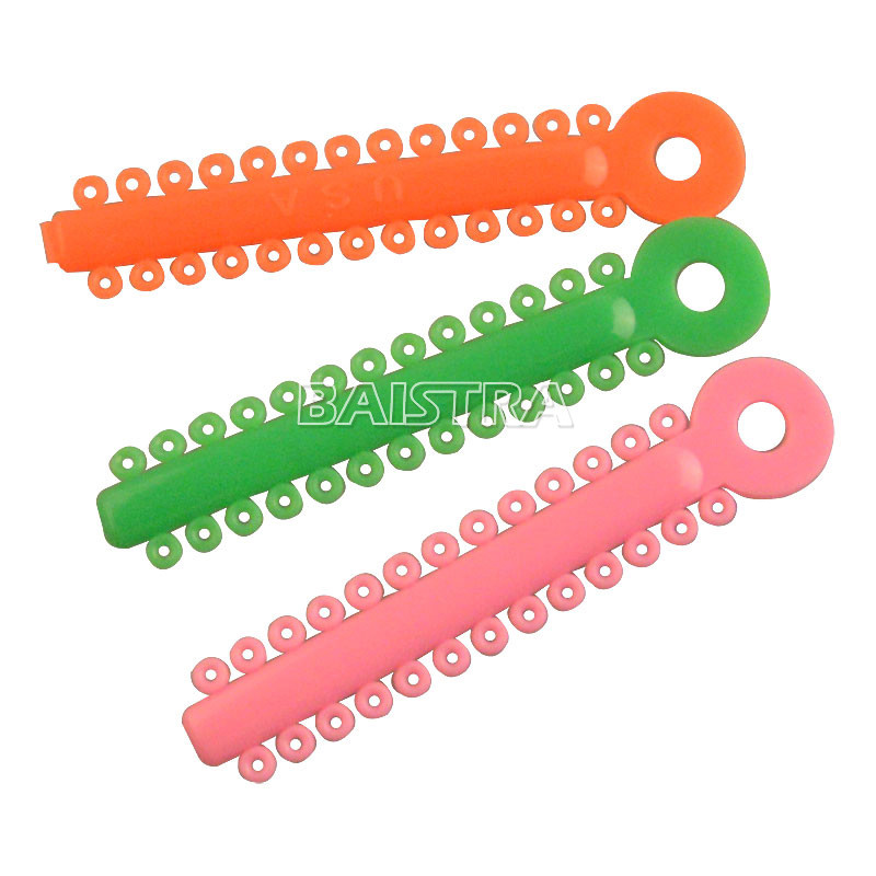 Dental Orthodontic Ligature Ties Elastic Rubber Bands 5Types Choose