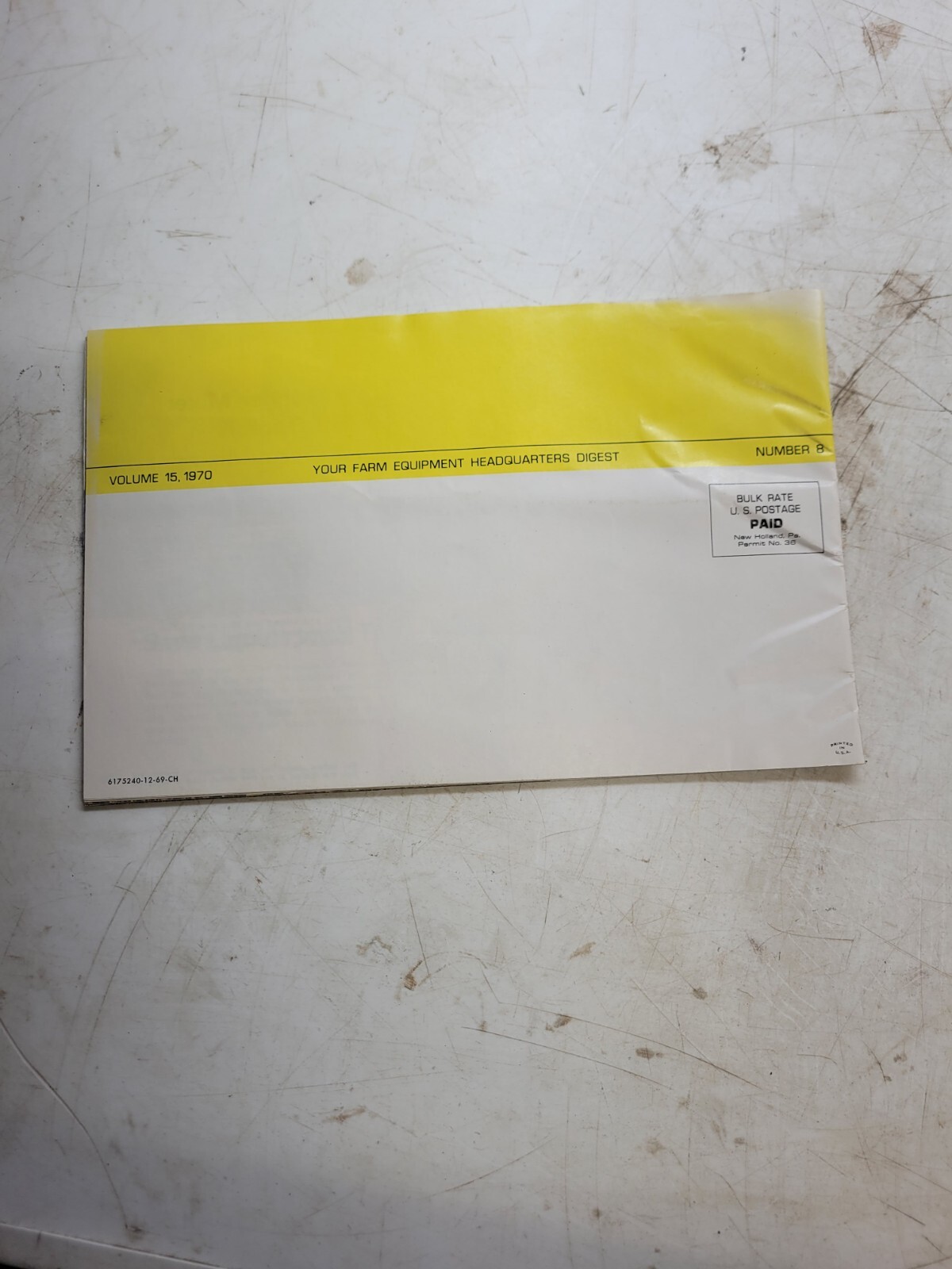 Genuine Original 1970 New Holland Equipment Buyer’s Guide Combine Balers Rake