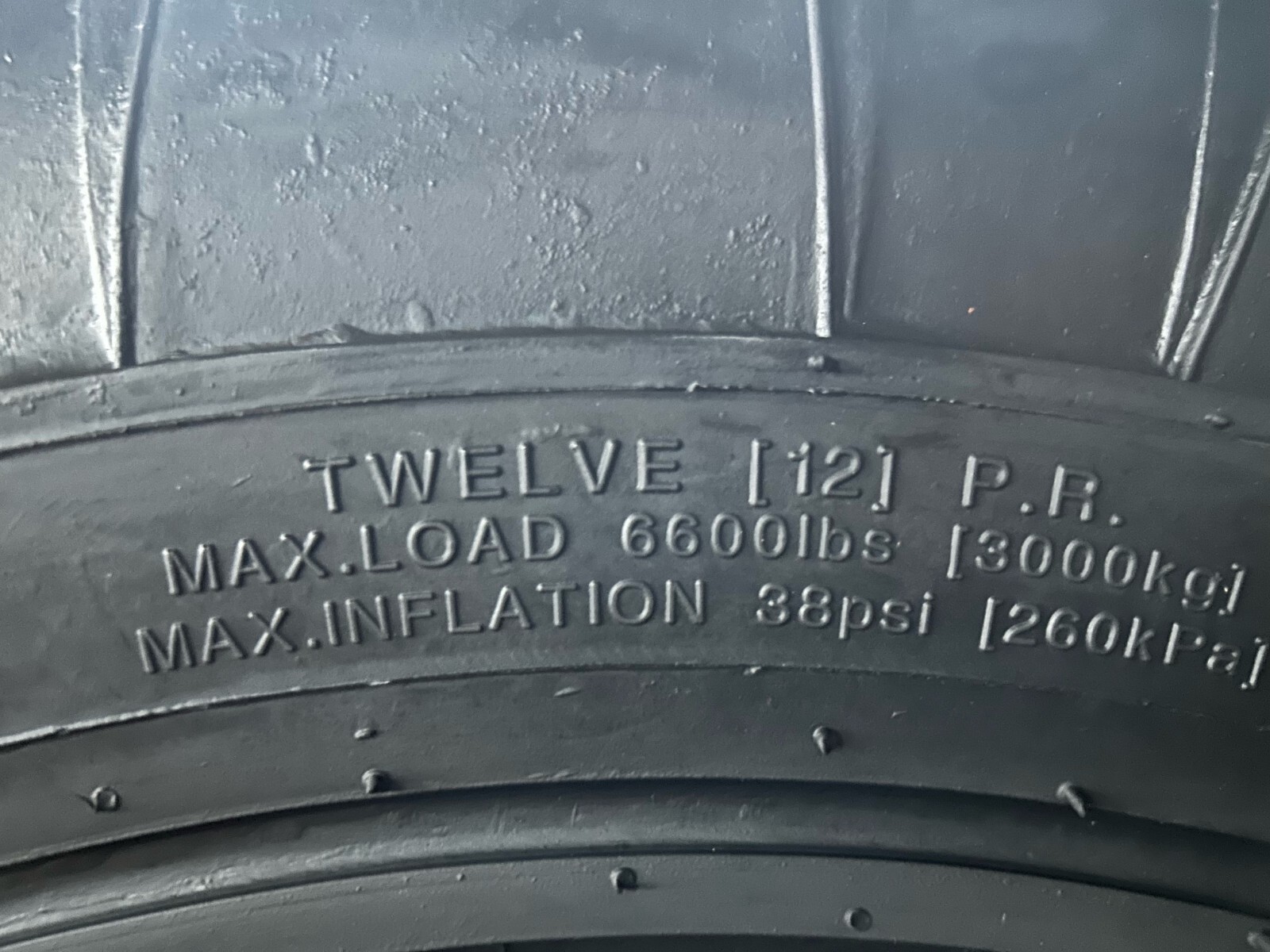 (2-Tires) 17.5L-24 12PR R4 Rear Backhoe Industrial Tractor Tire 17.5Lx24 175L24