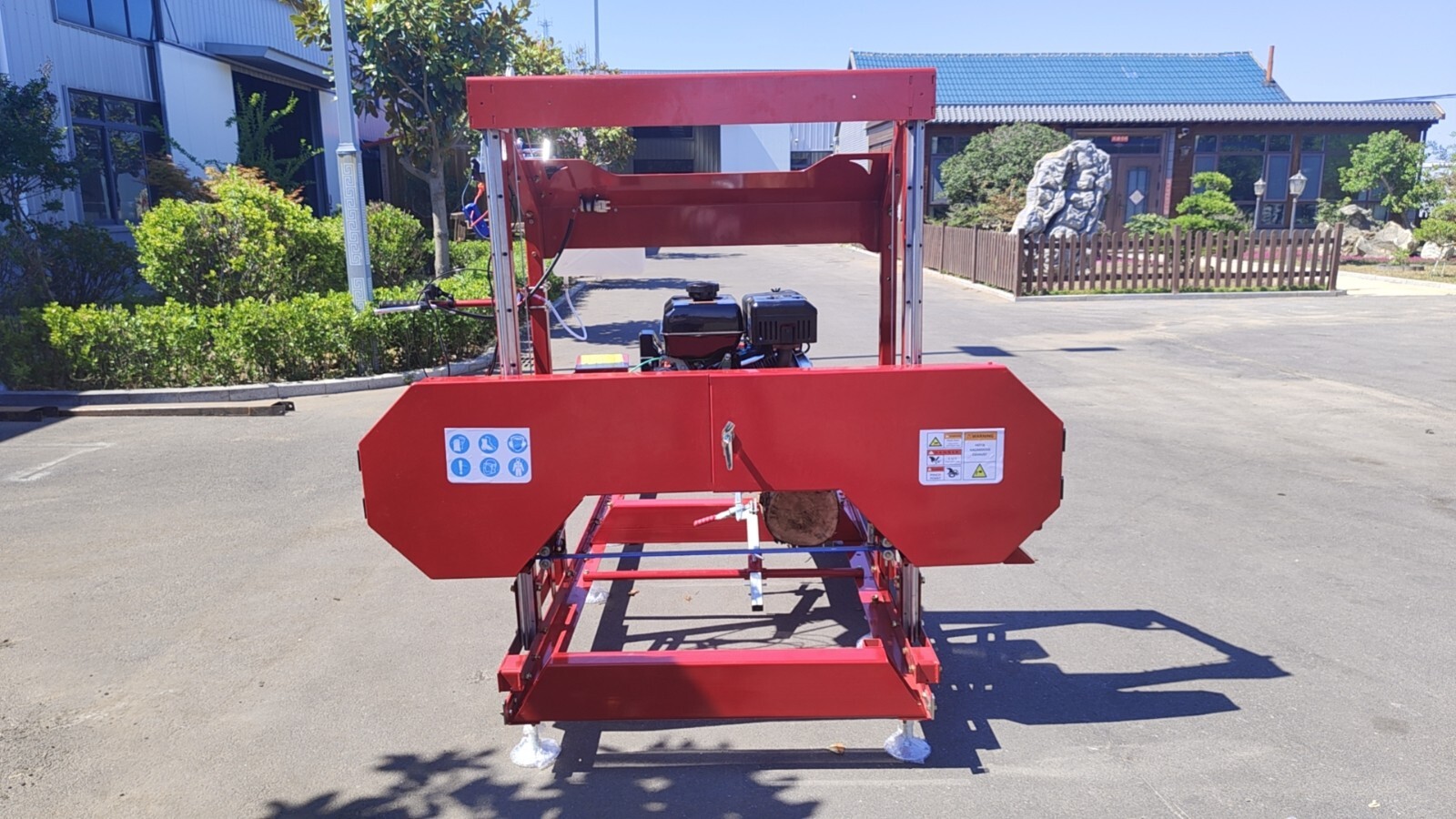 32″ Portable Sawmill 15HP 420cc RATO Gas Engines with E-Start Band Saw in US
