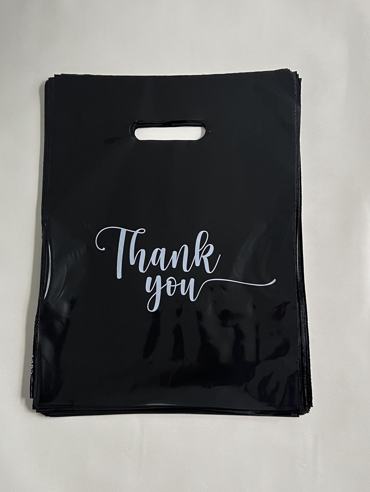 THANK YOU MERCHANDISE BAGS, different sizes 9″x12″, 12″x15″, 15″x18″ 1.25 Mil…