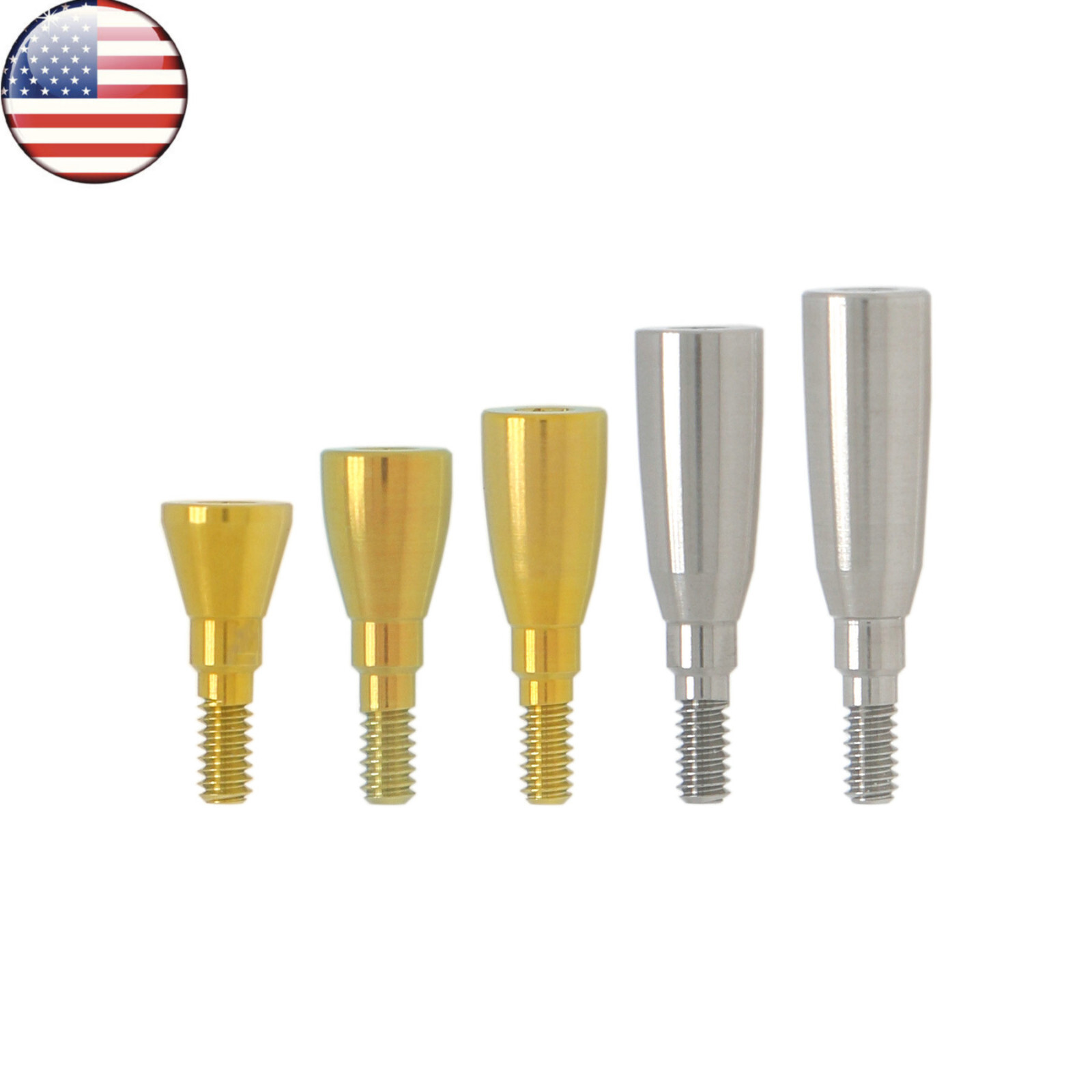 US Healing Cap Abutment RC NC Analog Cover Screw Titanium Fits Straumann ITI BLT