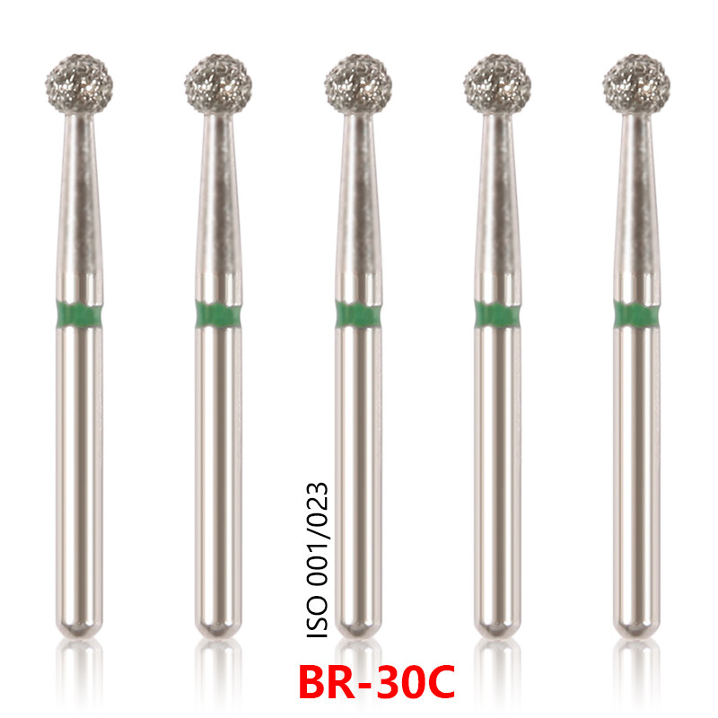 100x Brocas de fresa de diamante para dentista dental Taladro FG 1,6 mm 20 OEM