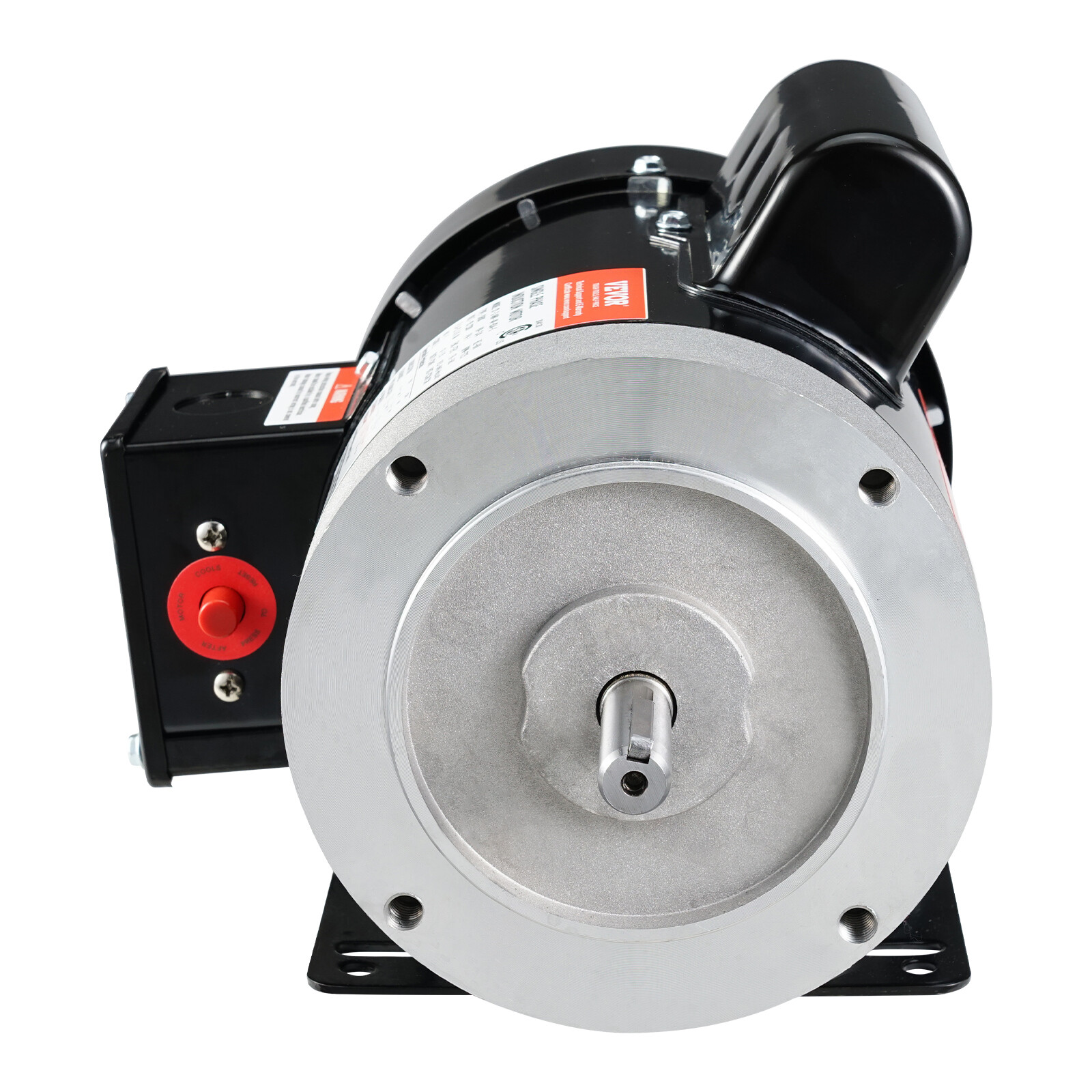 VEVOR 1HP Electric Motor 1725RPM 56C Frame 1-Phase 5/8″ Keyed Shaft 115V/230V