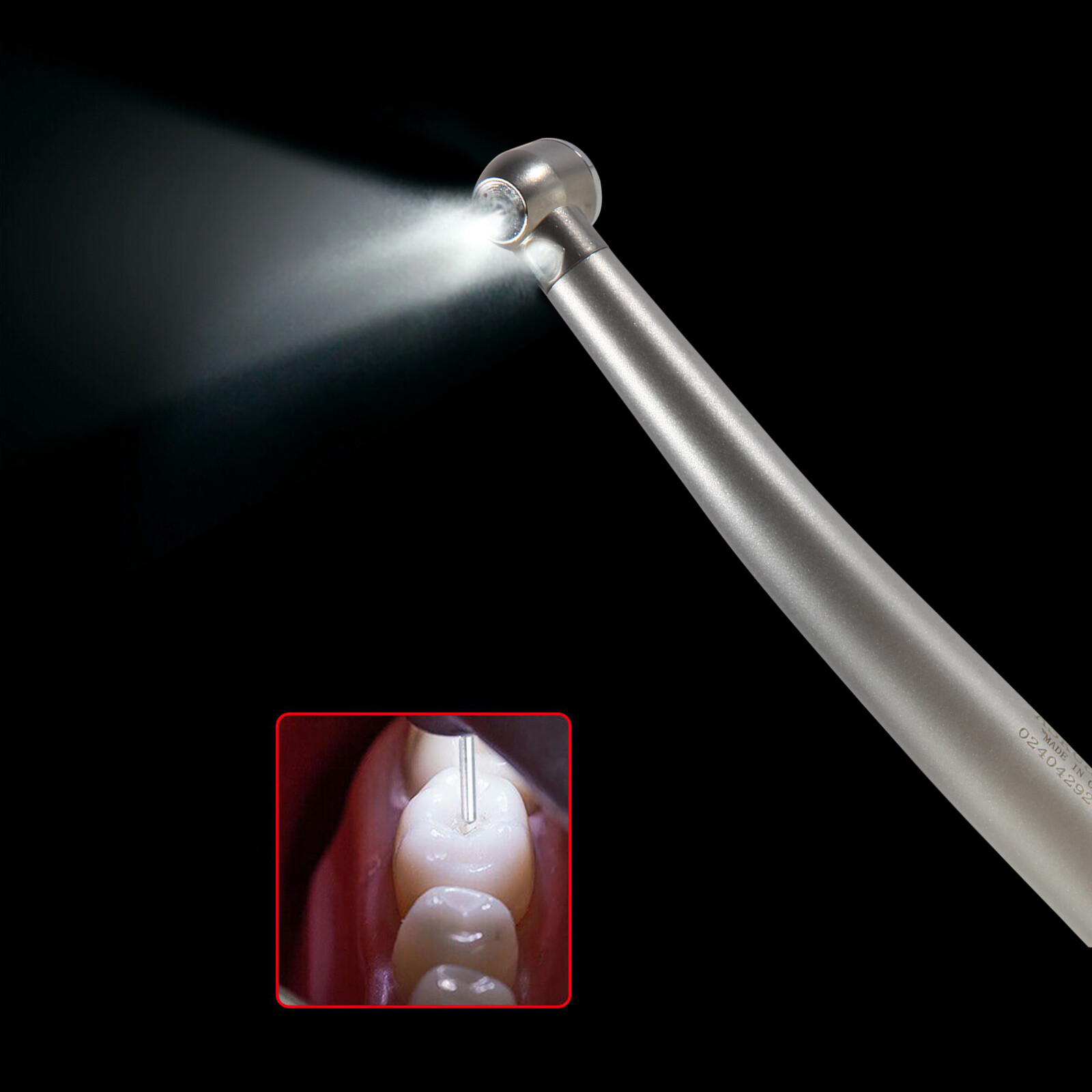 KaVo Style Dental Fiber Optic LED E-generator High Speed Handpiece Turbine 4HOLE