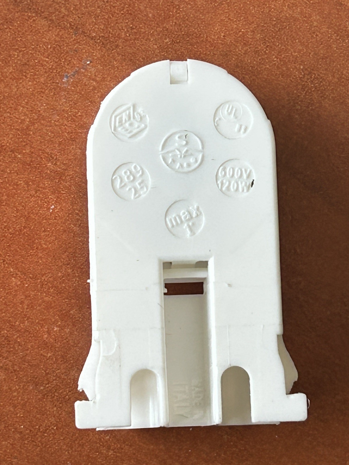 (4) Stucci T5 LED Fluorescent Lamp Holder Tombstone Medium Bi-Pin Socket, NEW