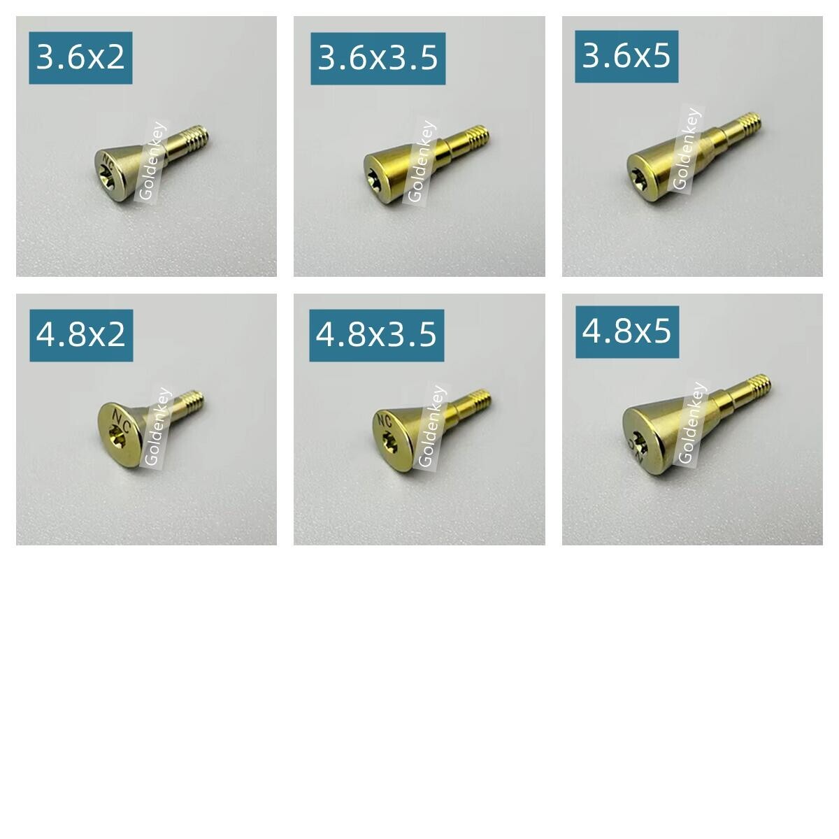 Healing Abutment Cap RC NC Titanium Fit Straumann ITI BLT Regular Narrow Cross