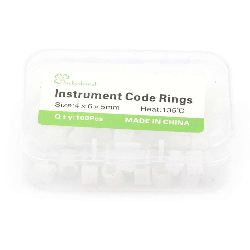 10Packs Dental Autoclavable 135ºC Bands Ring Recognition Silicone Color Large