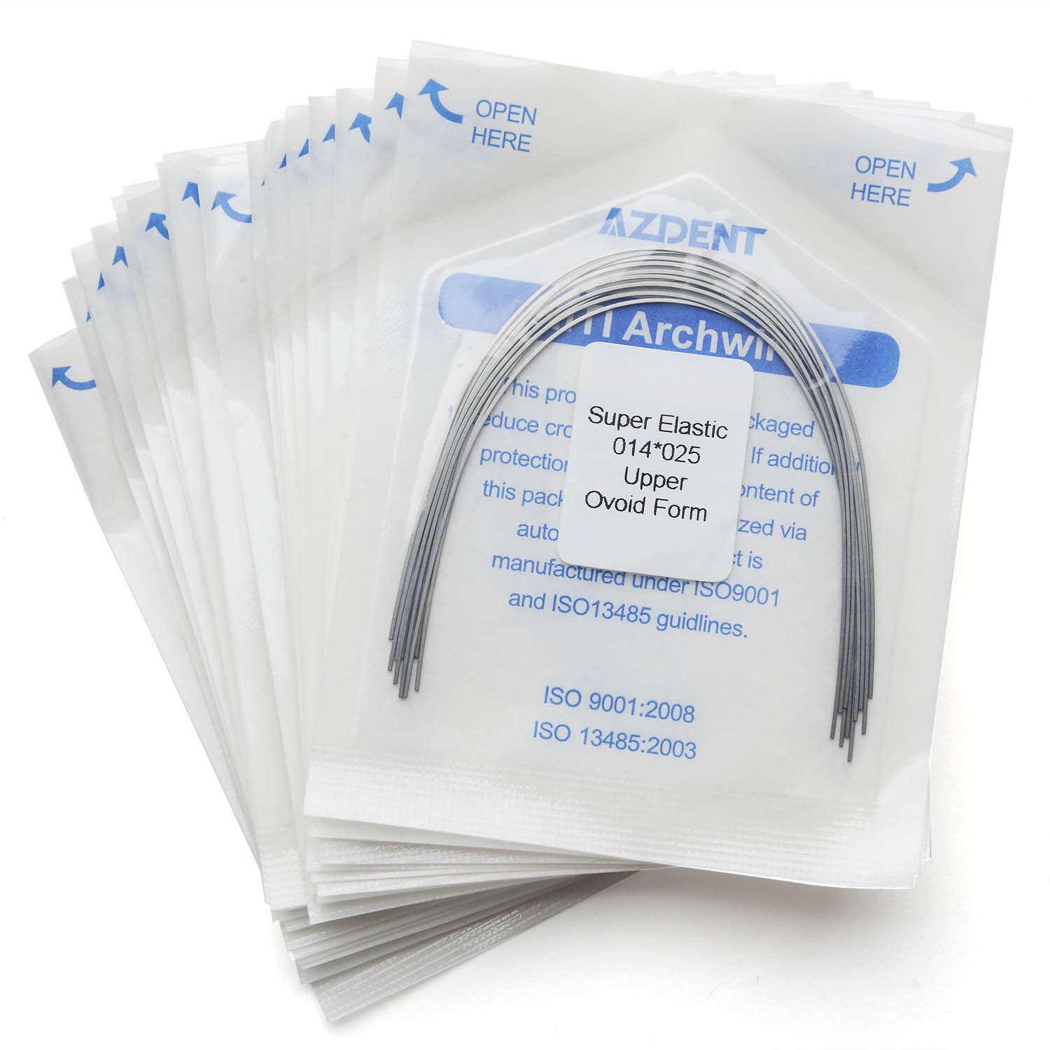 AZDENT Dental Orthodontic Super Elastic Niti Ovoid Form Rectangular Arch Wires