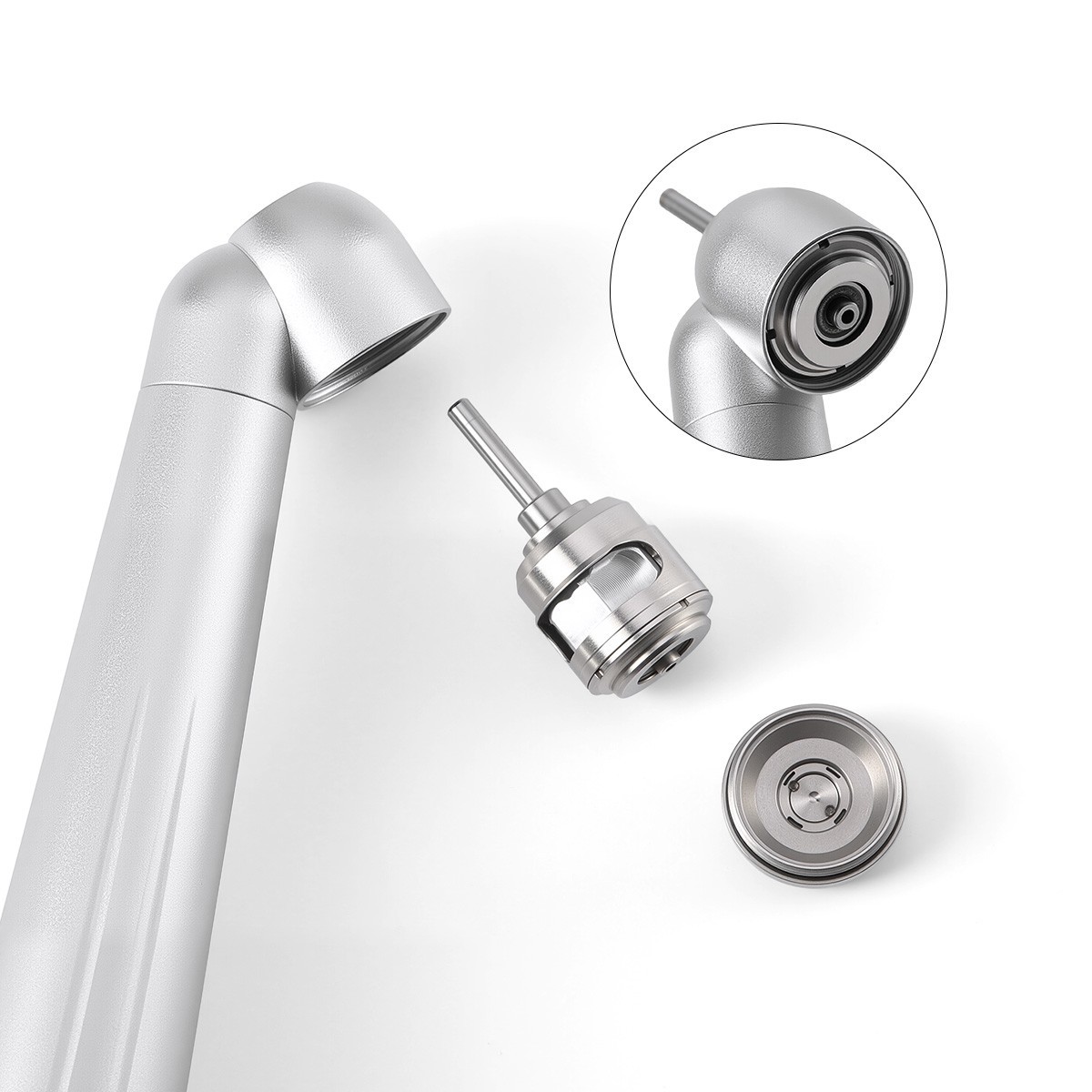 Dental Surgical 45° High Speed Handpiece Air Turbine Push Button 4 Hole