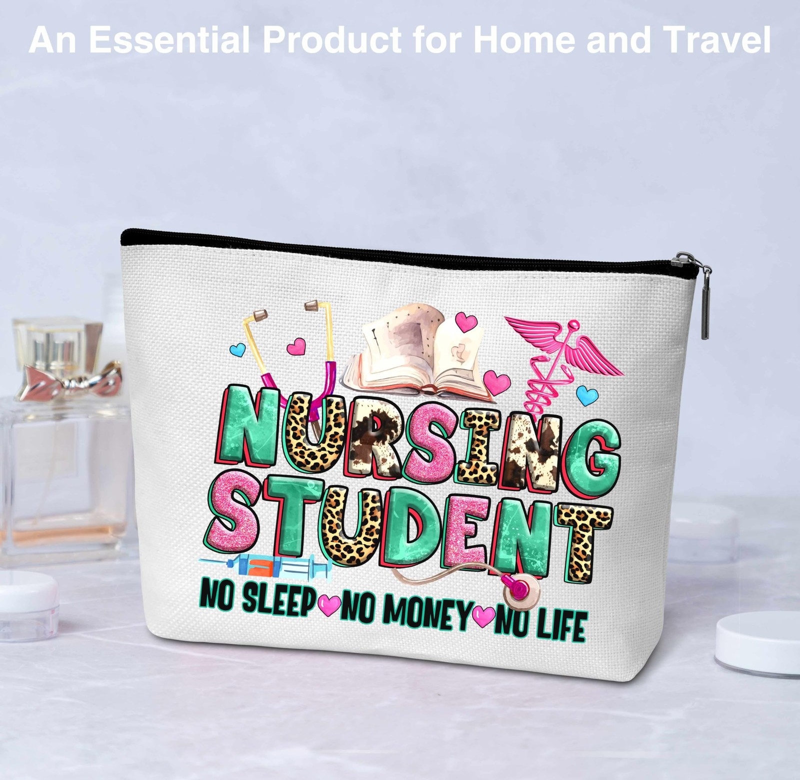 Nurse Bag Nursing Student Gifts Makeup Cosmetic Bag for Women, Nurse Accessor…