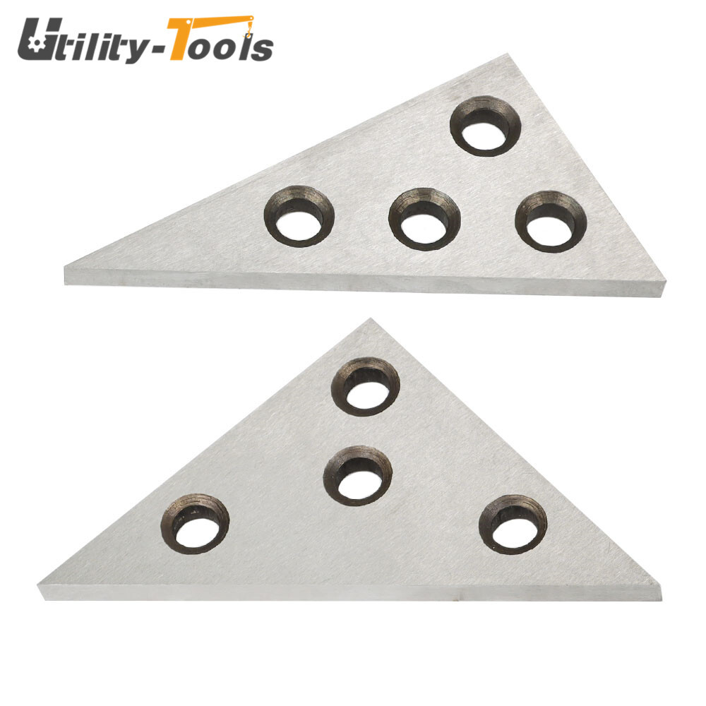 2Pcs 45 45 90 Degree Angle Blocks 30 60 90 Degree Angle Machinist Plate 0.0001″