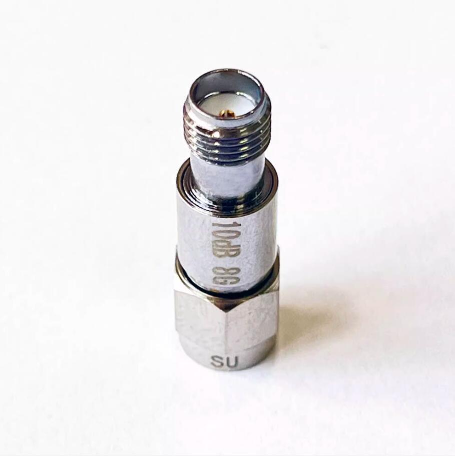 2W SMA Male to Female Fixed Attenuator DC-8GHz 50ohm 5/6/10/15/20/30/40/50/60dB