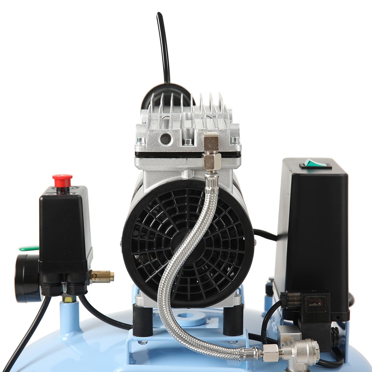 Dental Oil-Free Air Compressor 800W 40L Tank 58dB Ultra-Quiet Operation