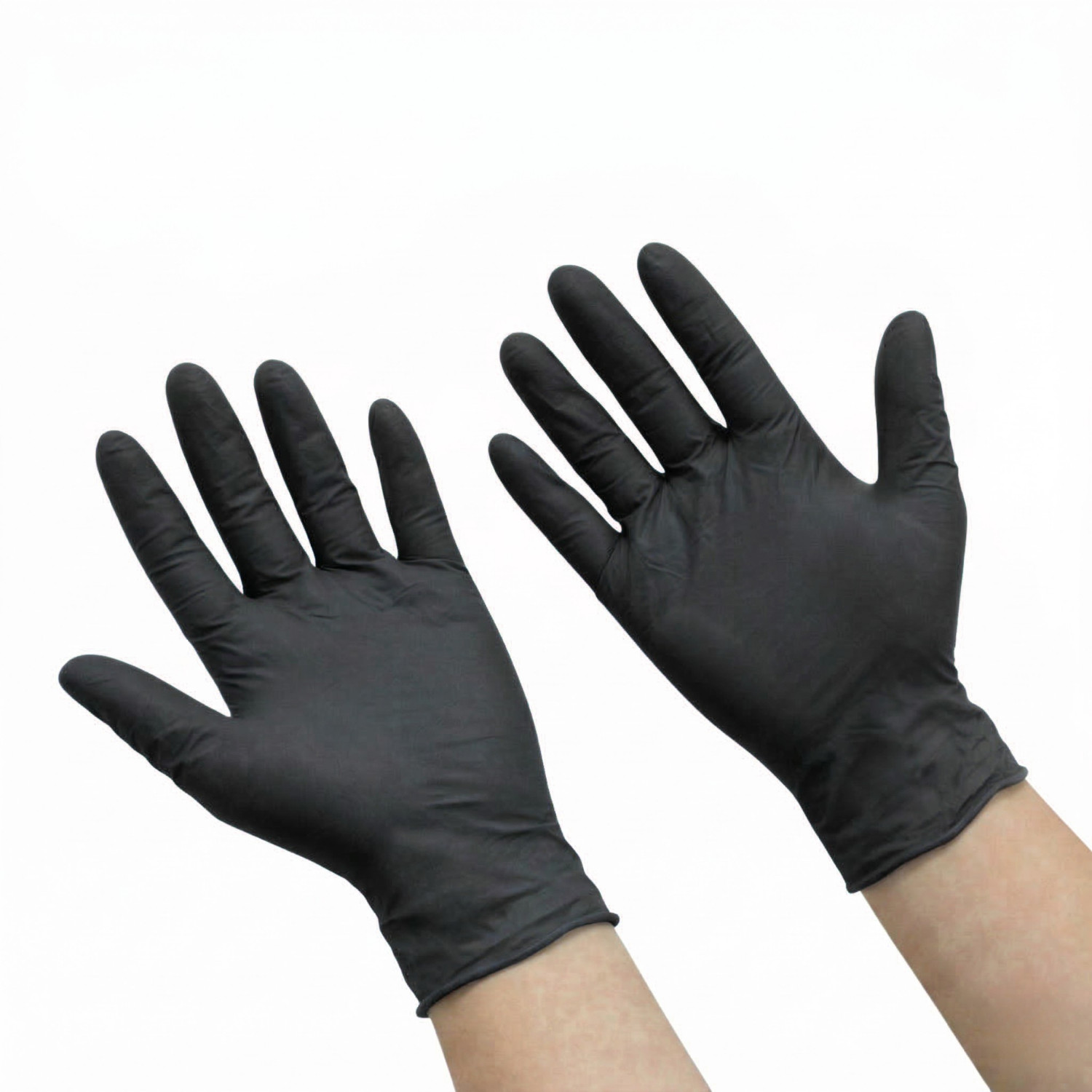 [1000 Ct] Black Nitrile (6 Mil) Powder Free Gloves Latex/Vinyl Free Size: XXL