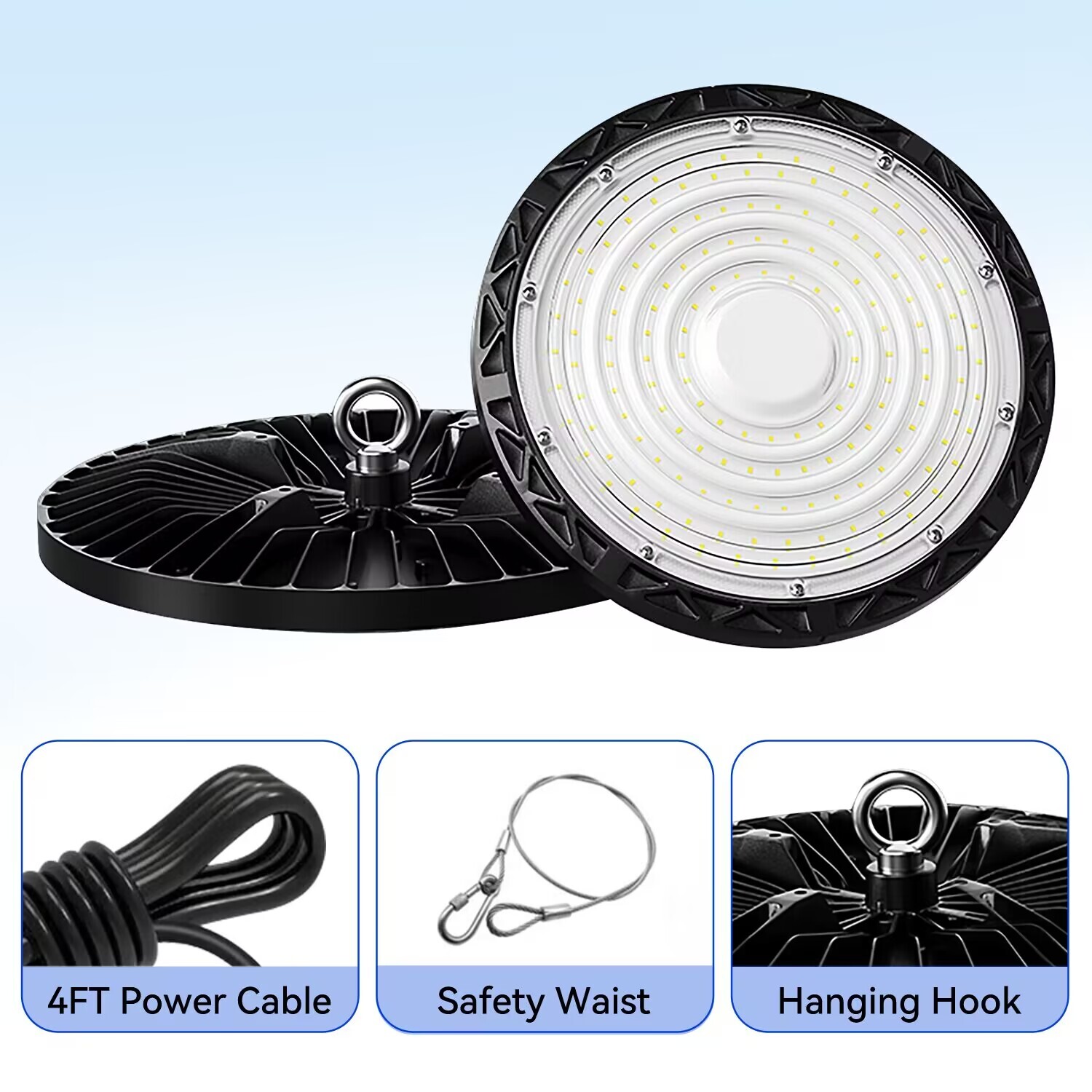 100W UFO Led High Bay Light Warehouse Factory Commercial Industrial Shop Light