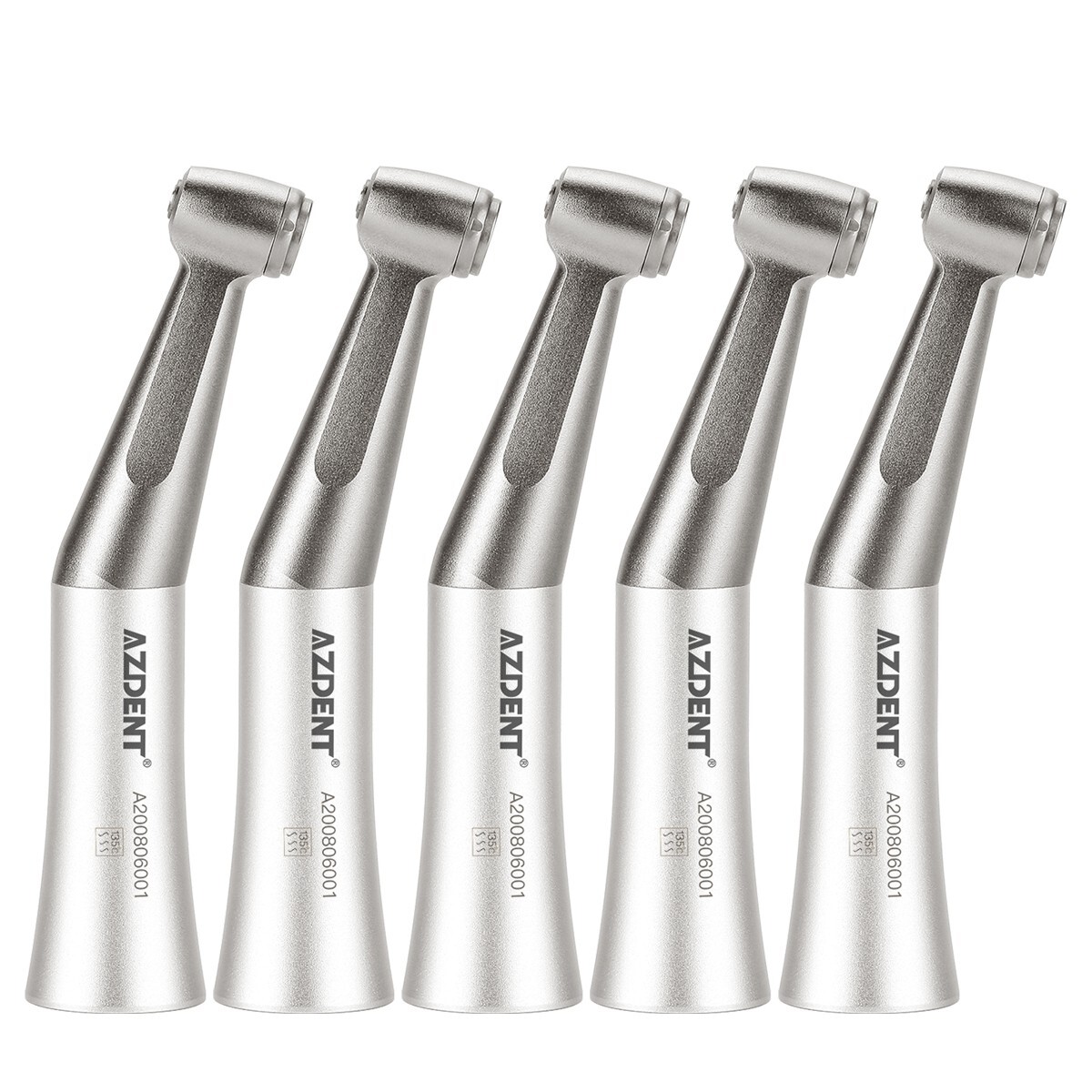 AZDENT Dental Low Speed Contra Angle Handpiece Push Button Fit FG 1.6mm Burs